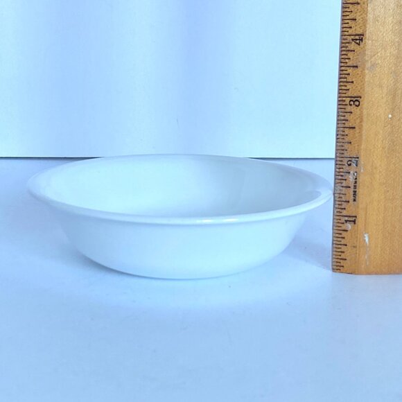 Corelle Vitrelle Winter Frost White Dessert Bowls Set Of 2 Made in USA - Picture 4 of 5
